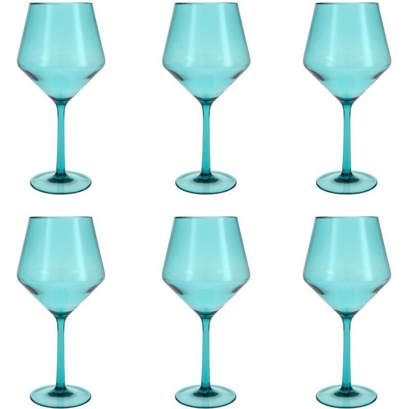 Fortessa - Sole 22 Oz Aqua Sky Cabernet Glass, Pack of 6 - PS.SOLE.AS.01
