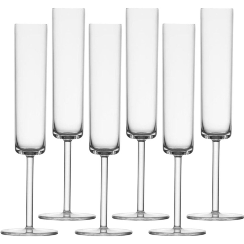 Fortessa - Urbo 6 Oz Tritan Plastic Flute Glass, Pack of 6 - DV.PS.HHH261CL