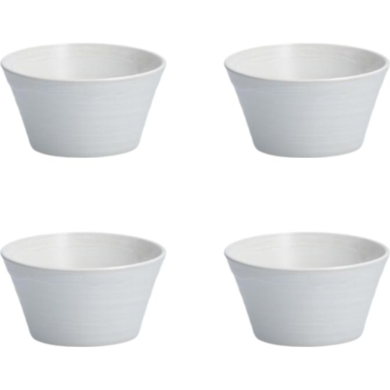 Fortessa - 5.5" Etta White Bowl, Pack of 4 (Collection No 1) - CT.0112.17