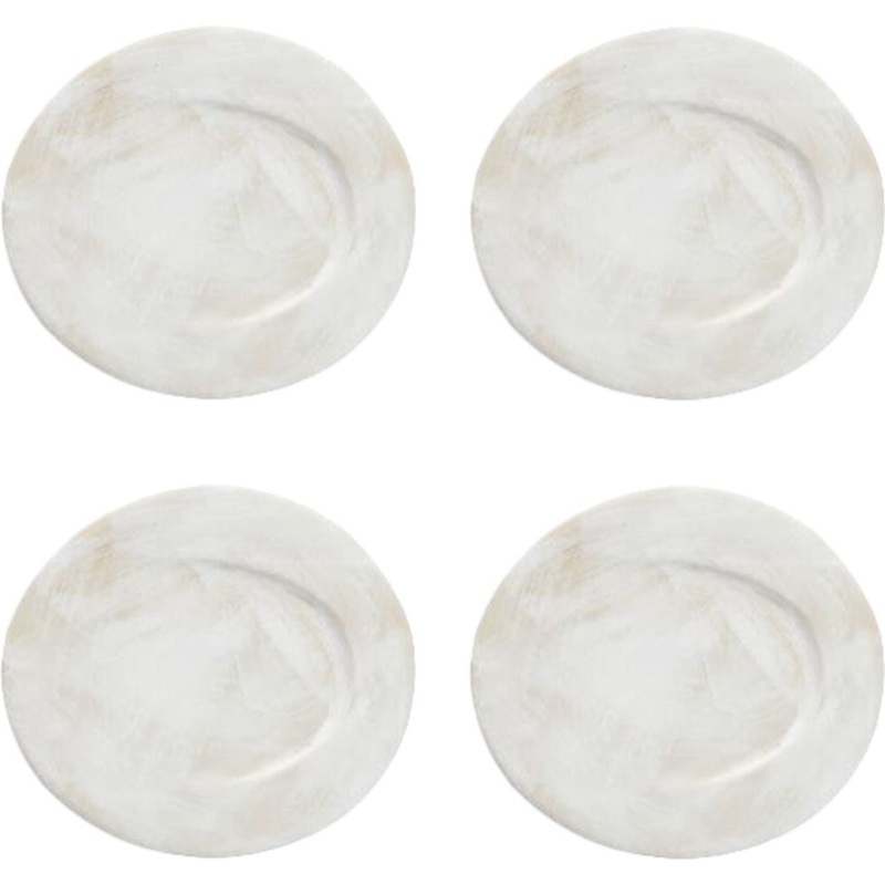 Fortessa - 6.25" Claudia White Universal Saucer, Pack of 4 (Collection No 2) - CT.2.WH.CLAU.16