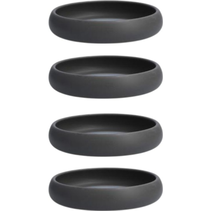 Fortessa - 6" Arlo Charcoal Bowl, Pack of 4 (Collection No 1) - CT.0212.15