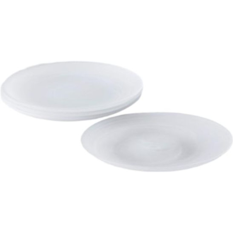 Fortessa - 8.25" La Jolla White Salad/Dessert Plate, Pack of 4 - 2600.WHITE.02