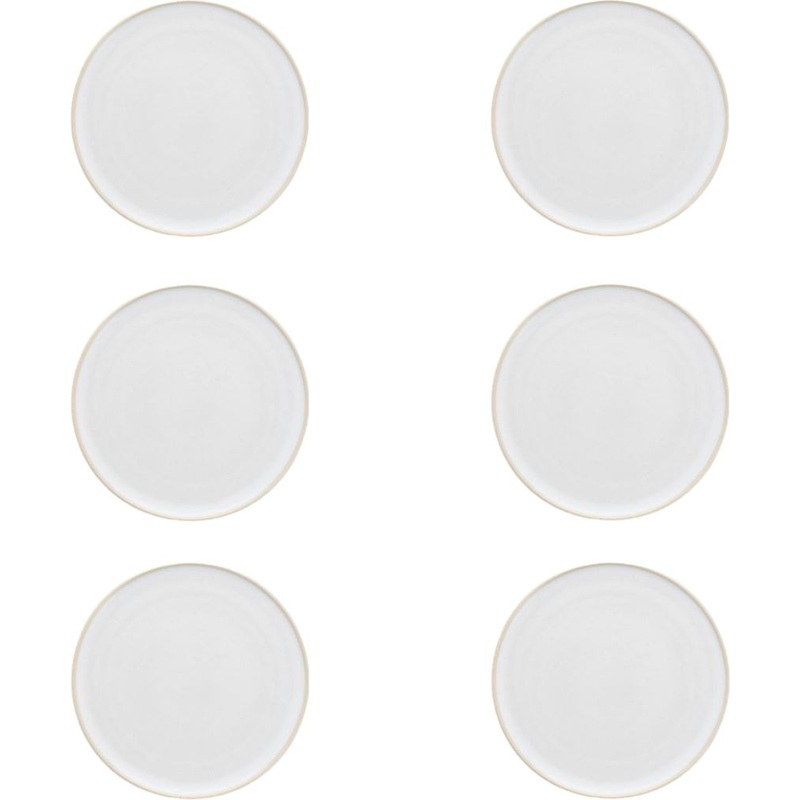 Fortessa - 8.7" Nivo Moon Salad Plate Flat Coupe, Pack of 6 - D751.022.0000