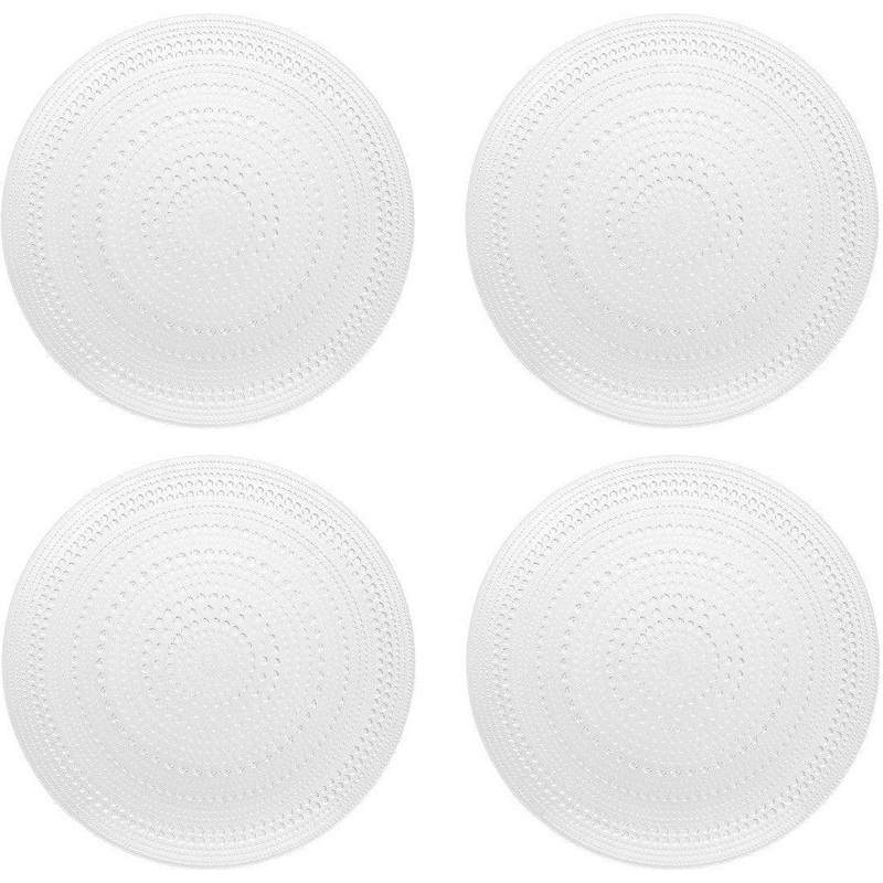 Fortessa - Jupiter 13" Clear Charger, Pack of 4 - JUPITERCL.19
