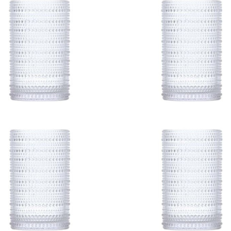 Fortessa - Jupiter 13 Oz Clear Iced Beverage Glass, Pack of 4 - JUPITERCL.4.03