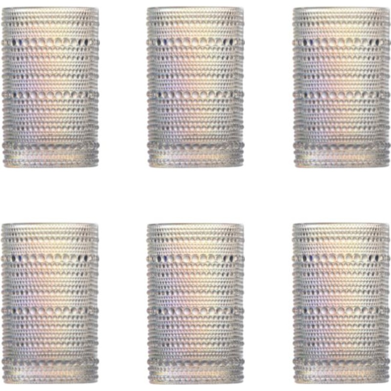 Fortessa - Jupiter 13 Oz Iridescent Iced Beverage Glass, Pack of 6 - JUPITERID.03