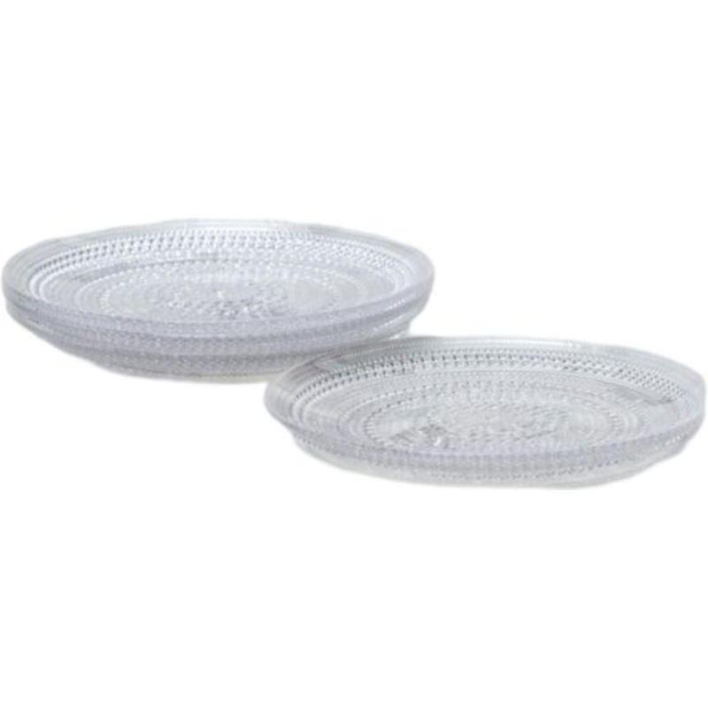 Fortessa - Jupiter 8" Clear Salad Plate, Pack of 4 - JUPITERCL.16