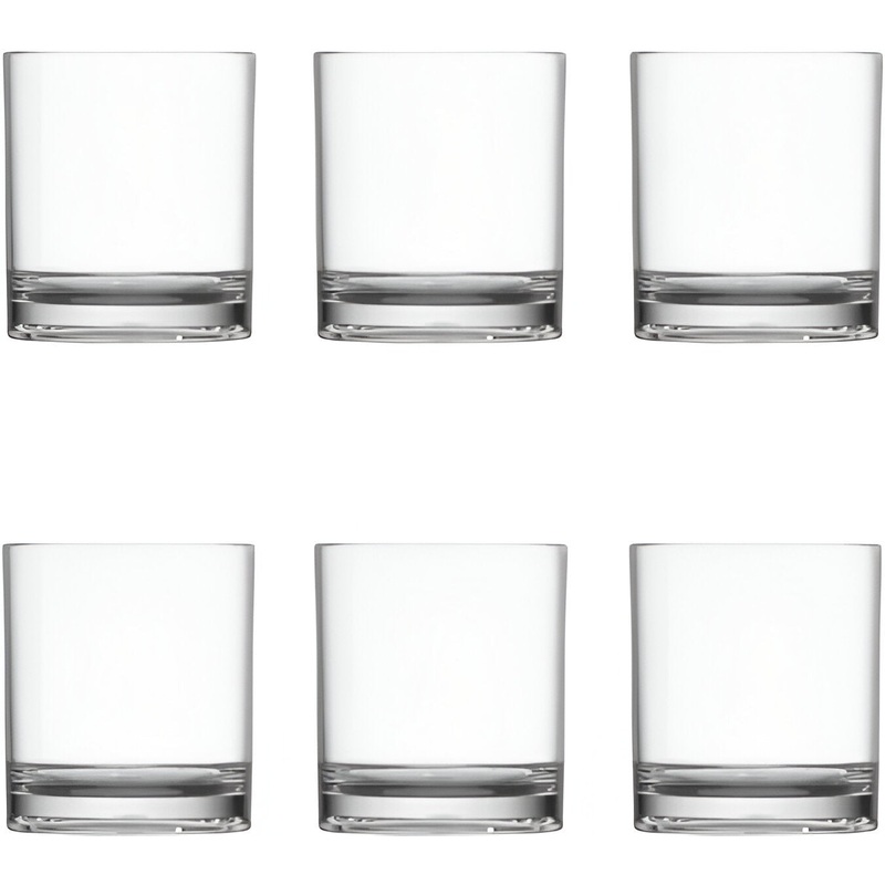 Fortessa - Outside 14 Oz Clear Double Old Fashioned Glass, Pack of 6 - DV.PS.HHH112CL
