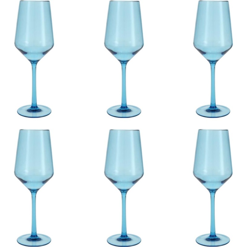 Fortessa - Sole 13 Oz Blue Ether Sauvignon Blanc Glass, Pack of 6 - PS.SOLE.BE.03