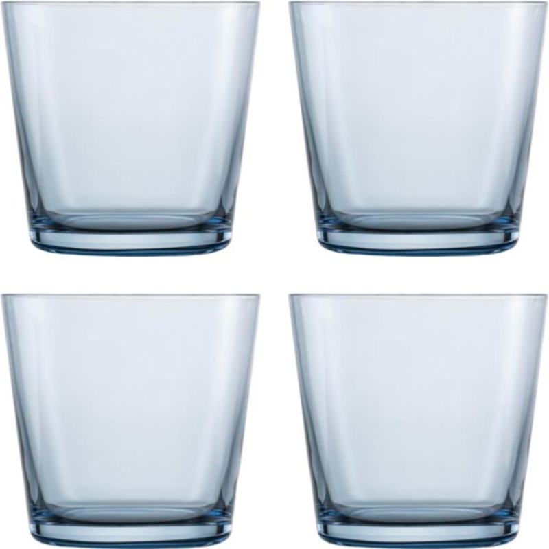 Fortessa - Together 12.4 Oz Smoke Blue Double Old Fashioned Glass, Pack of 4 - 0090.122339