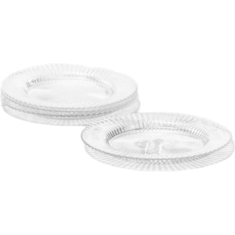 Fortessa - Archie Clear 10.6" Dinner Plate, Pack of 4 - ARCHIE.CL.05