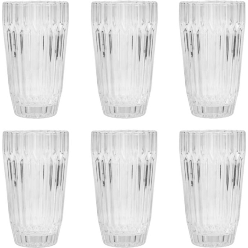 Fortessa - Archie Clear 14.8 Oz Iced Beverage Glass, Pack of 6 - ARCHIE.CL.03