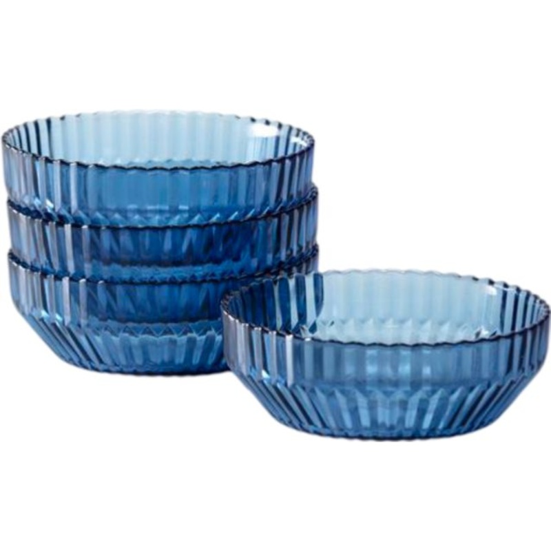 Fortessa - Archie Cornflower 22.8 Oz Cereal Bowl, Pack of 4 - ARCHIE.BL.07