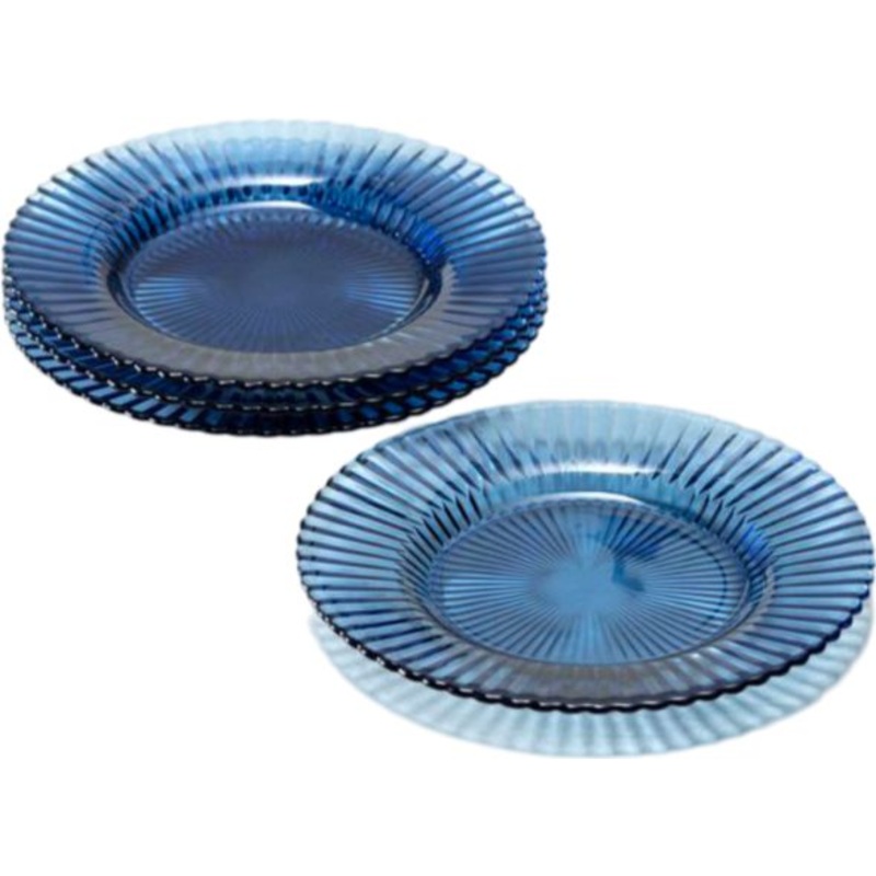 Fortessa - Archie Cornflower 8.5" Salad/Dessert Plate, Pack of 4 - ARCHIE.BL.06