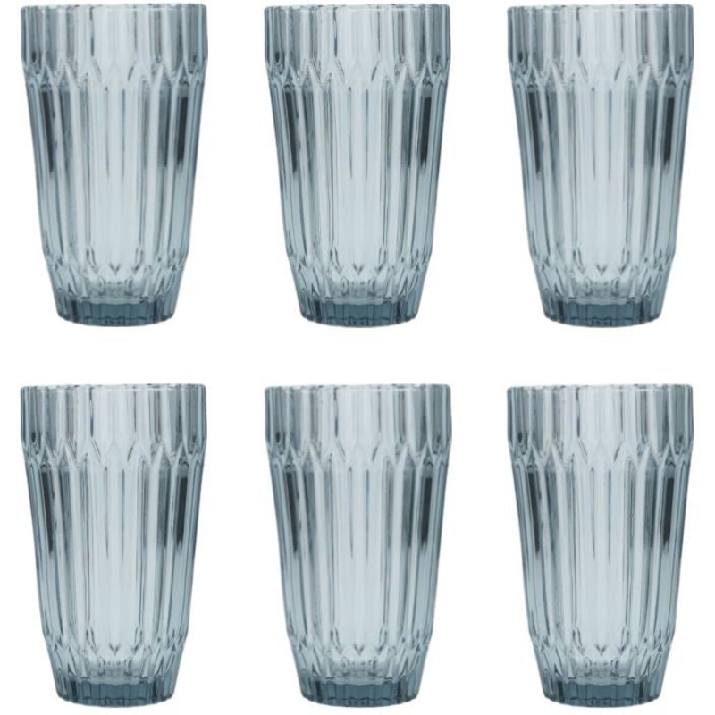 Fortessa - Archie Dusk 14.8 Oz Iced Beverage Glass, Pack of 6 - ARCHIE.DB.03