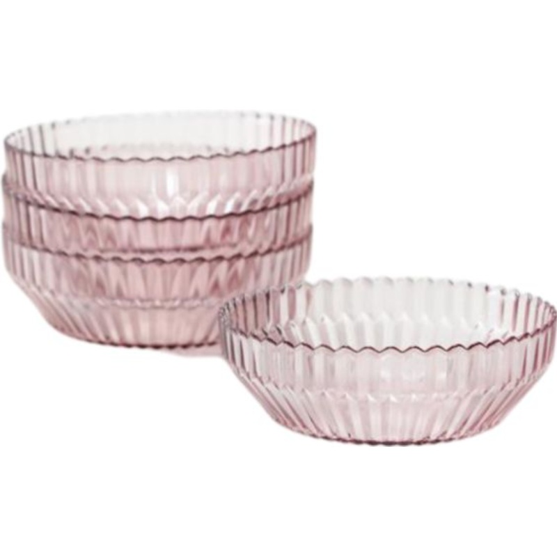Fortessa - Archie Pink 22.8 Oz Cereal Bowl, Pack of 4 - ARCHIE.PK.07