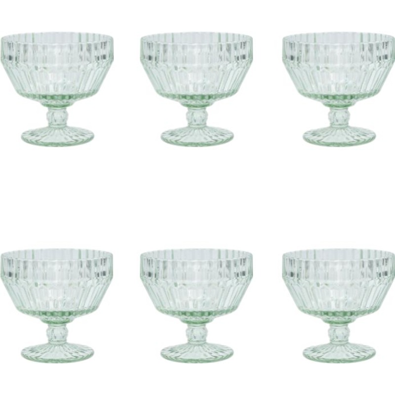 Fortessa - Archie Sage 10 Oz Footed Dessert Bowl, Pack of 6 - ARCHIE.SG.02