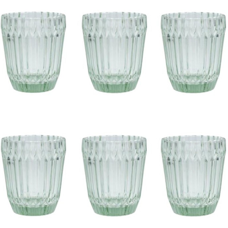 Fortessa - Archie Sage 12.5 Oz Double Old Fashioned Glass, Pack of 6 - ARCHIE.SG.04