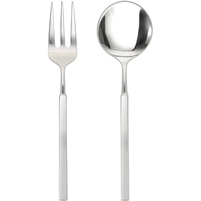 Fortessa - Jaxson Brushed 2 Pc Stainless Steel Serving Set - 2PS-104BM-05