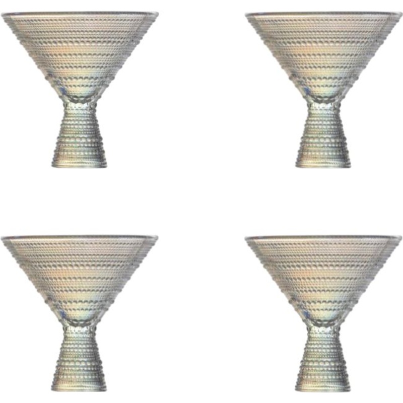 Fortessa - Jupiter 11.5 Oz Iridescent Martini Glass, Pack of 4 - JUPITERID.06