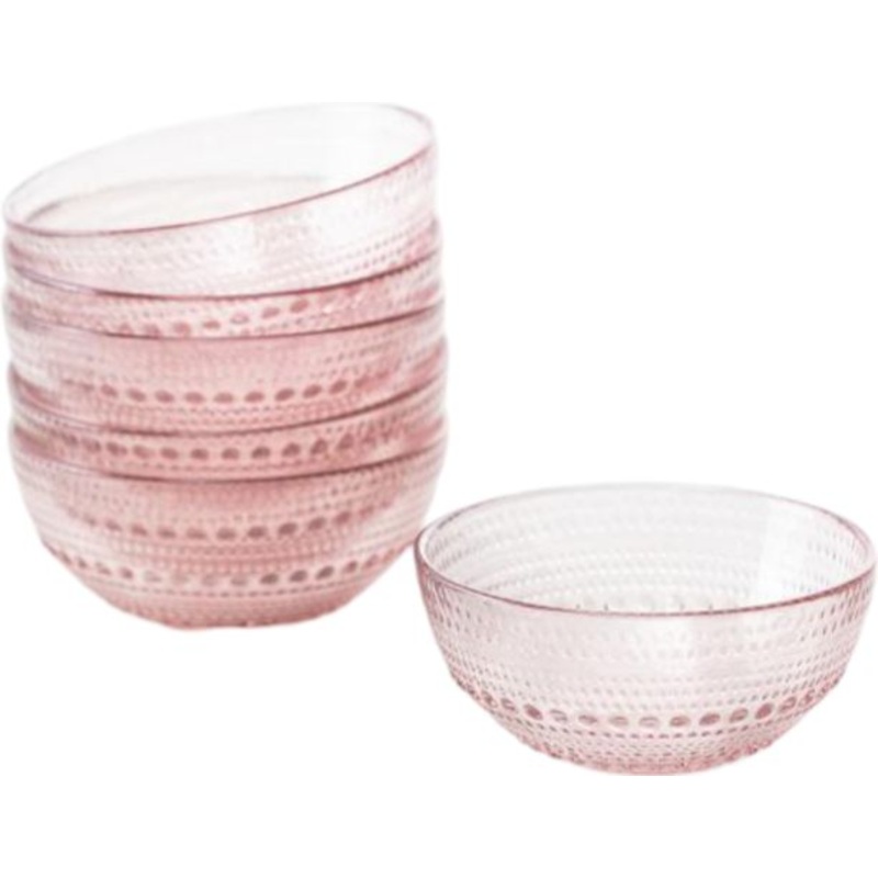 Fortessa - Jupiter 13.5 Oz Pink Cereal Bowl, Pack of 6 - JUPPK.BOWL.05