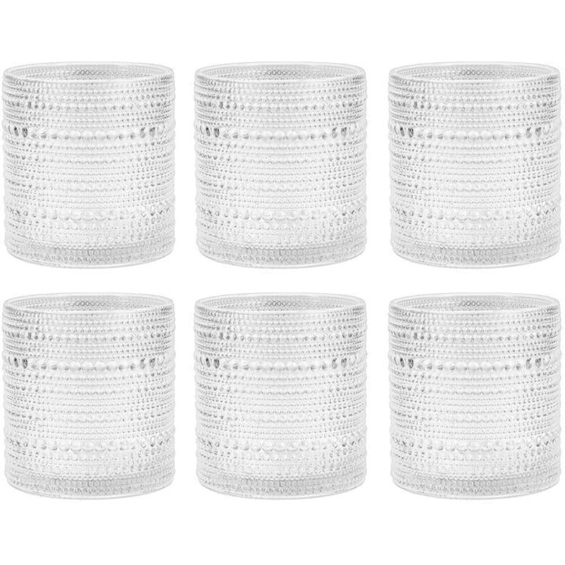 Fortessa - Jupiter 13.9 Oz Clear Triple Old-Fashioned Glass, Pack of 6 - JUPITERCL.09