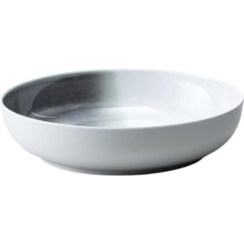Fortessa - La Cote 14" Outdoor Mistral Gray Coupe Serving Bowl - MD.LACOTE.MG.06
