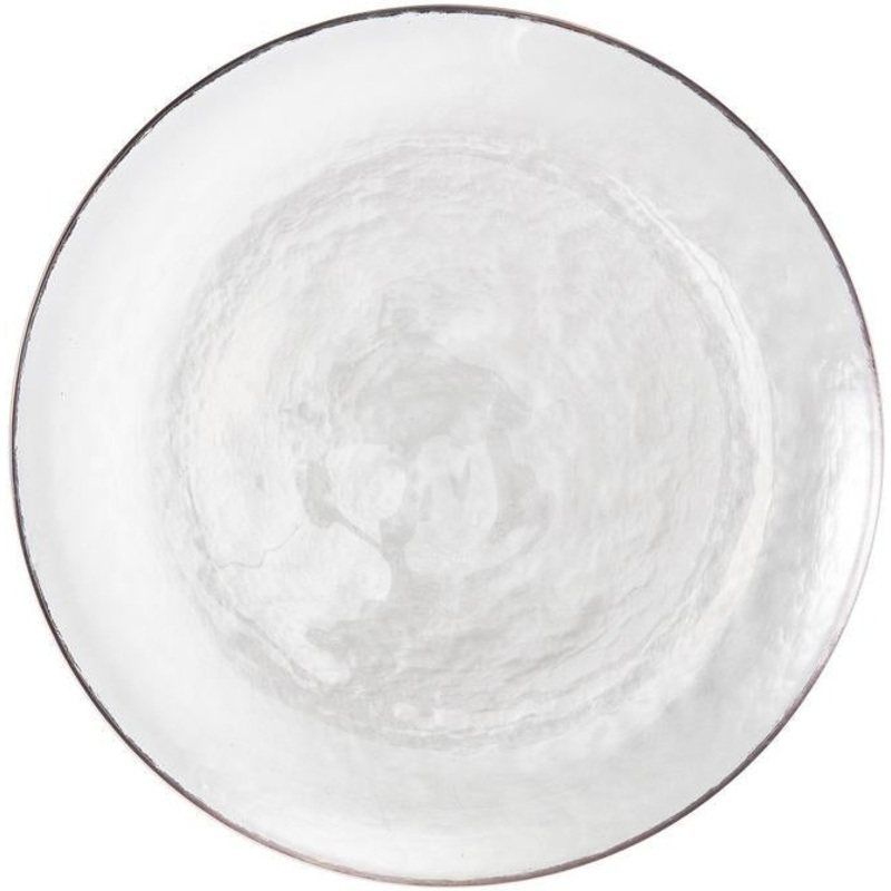 Fortessa - Los Cabos Clear 10.5" Dinner Plate, Pack of 4 - 2700.CLEAR.01