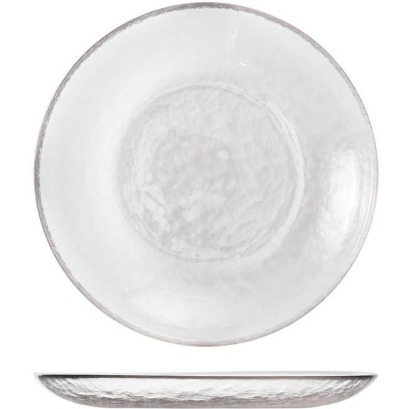 Fortessa - Los Cabos Clear 8" Salad Plate, Pack of 4 - 2700.CLEAR.02