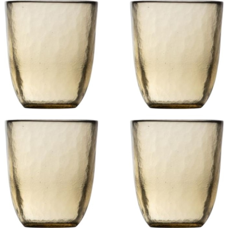 Fortessa - Los Cabos Ginger Root 10 Oz Tumbler, Pack of 4 - 2700.GINGER.04