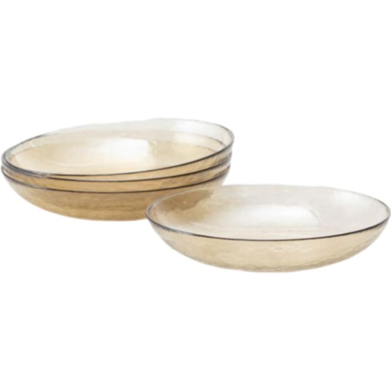 Fortessa - Los Cabos Ginger Root 25 Oz Coupe Entre Bowl, Pack of 4 - 2700.GINGER.07