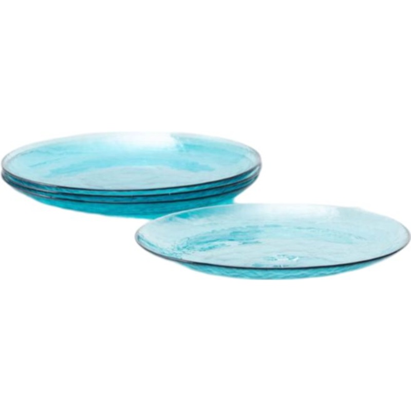 Fortessa - Los Cabos Lagoon Blue 10.5" Dinner Plate, Pack of 4 - 2700.LAGOON.01