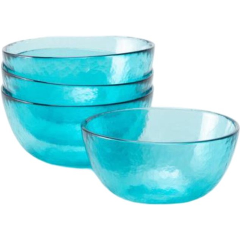Fortessa - Los Cabos Lagoon Blue 12.5 Oz Bowl, Pack of 4 - 2700.LAGOON.13