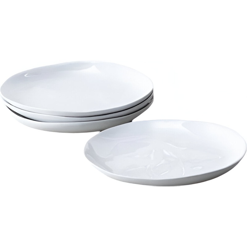 Fortessa - Sandia 7.75" Bianco Salad Plate, Pack of 4 - MD.4.FF4378WT