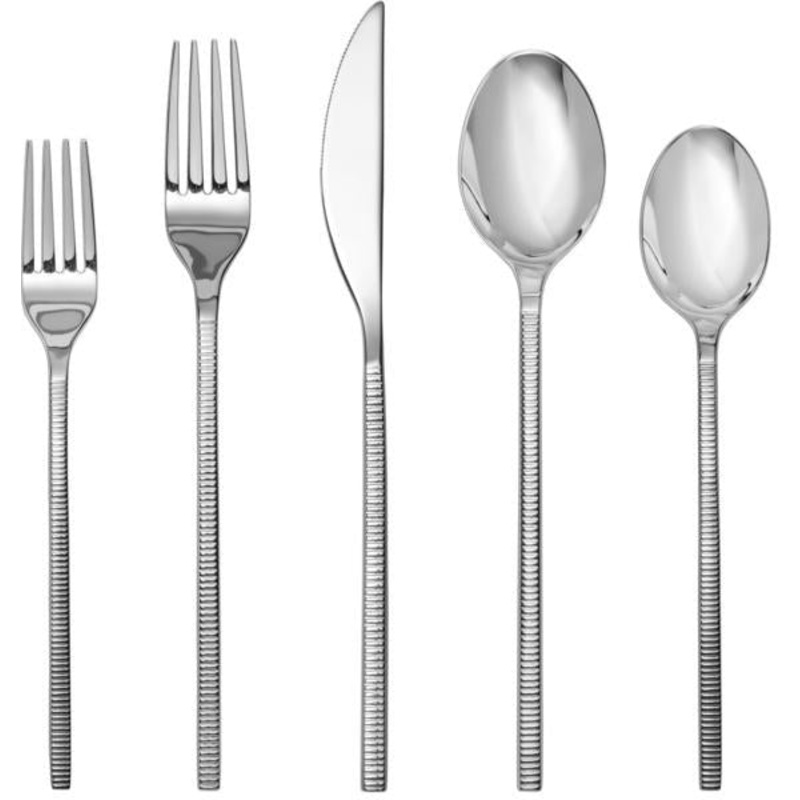 Fortessa - Shoji 5 Pc Stainless Steel Flatware Set - 5PPS-511-05