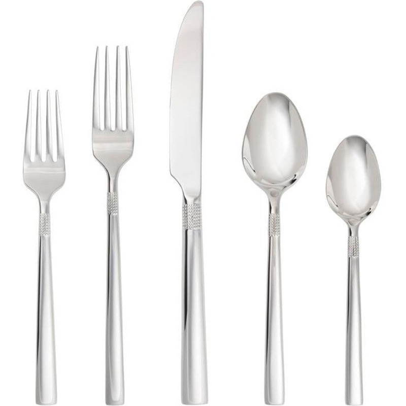Fortessa - Sonia 5 Pc Stainless Steel Flatware Set - 5PPS-105-05