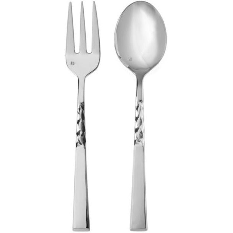 Fortessa - Wrought 2 Pc Stainless Steel Serve Set - 2PPS-106-05