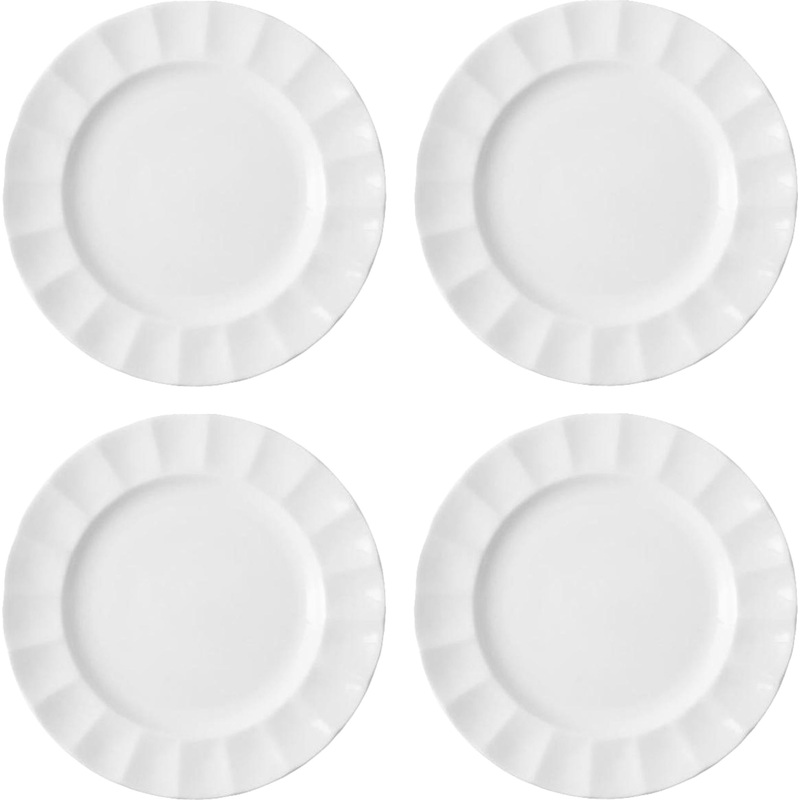 Fortessa - Blyss 10.6" White Dinner Plate, Pack of 4 - FBC-BL-102