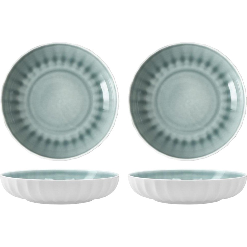 Fortessa - Blyss 8.6" 24 Oz Green Bowl, Pack of 4 - FBC-BL-GN-810