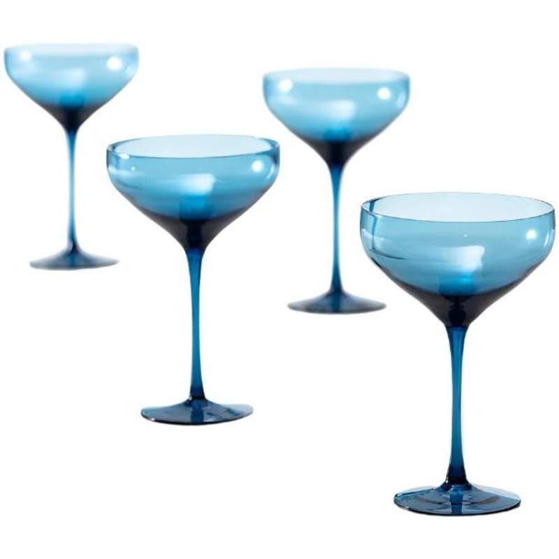 Fortessa - Gala 10.5 Oz Cornflower Coupe Cocktail Glass, Pack of 4 - GALA.BL.4.02