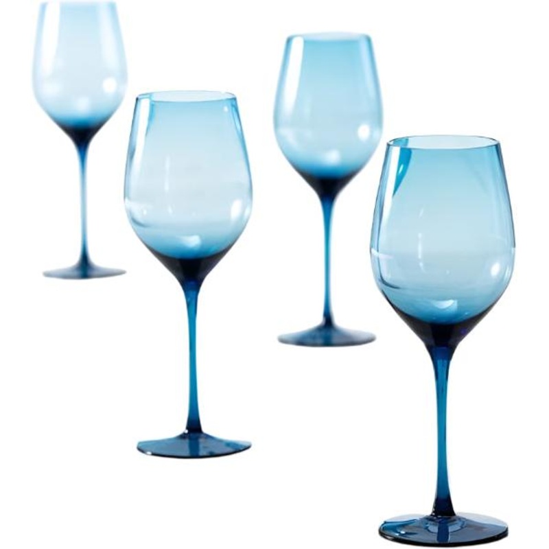 Fortessa - Gala 14.2 Oz Cornflower Universal Wine Glass, Pack of 4 - GALA.BL.4.07