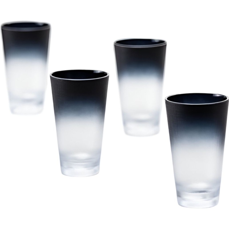 Fortessa - La Cote Outdoor 22 Oz Mistral Gray Plastic Highball Glass, Pack of 4 - PS.LACOTE.MG.02