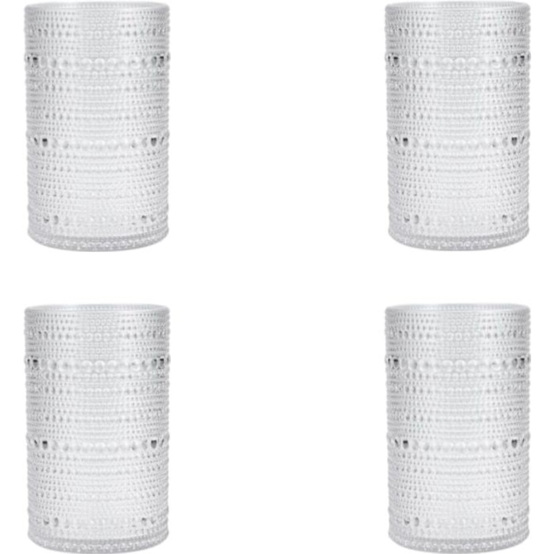 Fortessa - Orbetto 13 Oz Clear Iced Beverage Glass, Pack of 4 - PS.ORB.CL.03