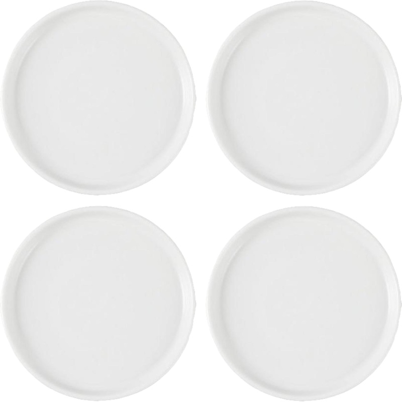 Fortessa - Sound 8.5" White Plate Lid, Pack of 4 - 6900.WHT.1109