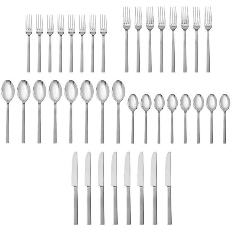 Fortessa - Viggo Satin 40 Pc Flatware Set - 40PPS-504ST-20