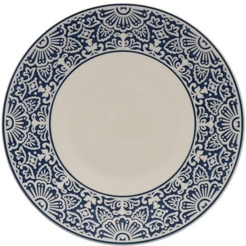 Fortessa - Havana 10.75" Blue Coupe Dinner Plate, Pack of 4 - STN.5602.15