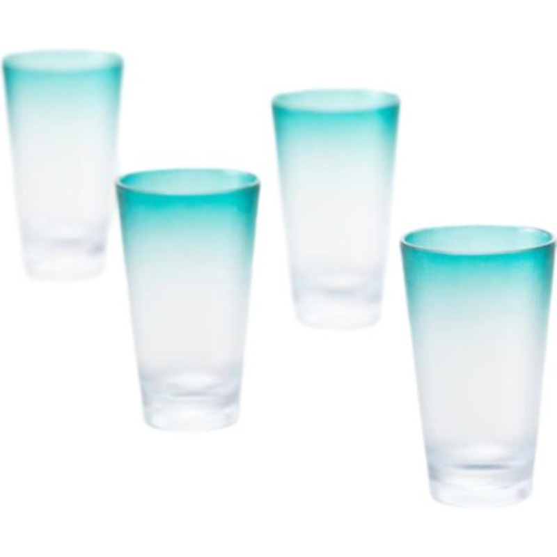Fortessa - La Cote Outdoor 22 Oz Amalfi Plastic Highball Glass, Pack of 4 - PS.LACOTE.AM.02