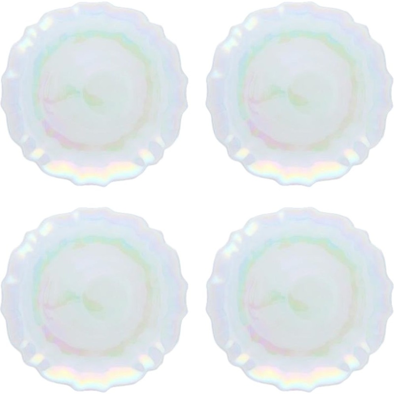 Fortessa - Lorelei 8.3" Iridescent Salad Plate, Pack of 4 - RRPG.LORELEI.02