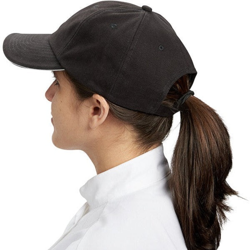 Chef Revival - 100% Cotton Black Chef's Baseball Cap - H067BK
