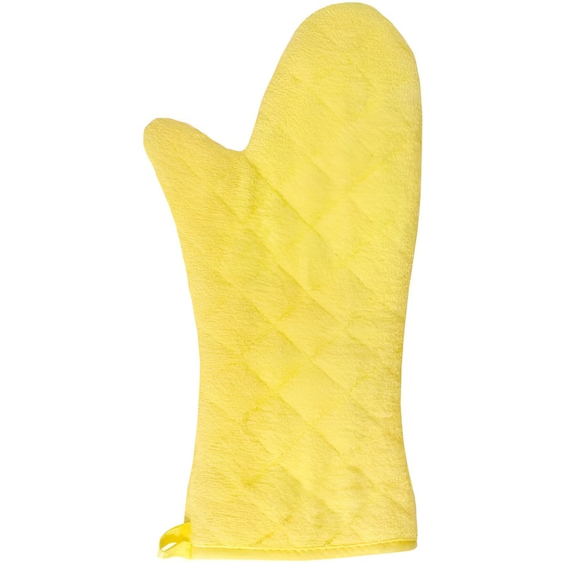 Chef Revival - 16" Chef's Line Kevlar Yellow Elbow Length Flametastic Oven Mitt, Each - CLKOMS6YLYL